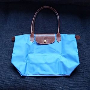 NWT Longchamp Lavender Medium Tote Long Handles